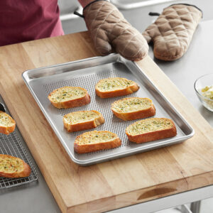 perforated bottom sheet pan