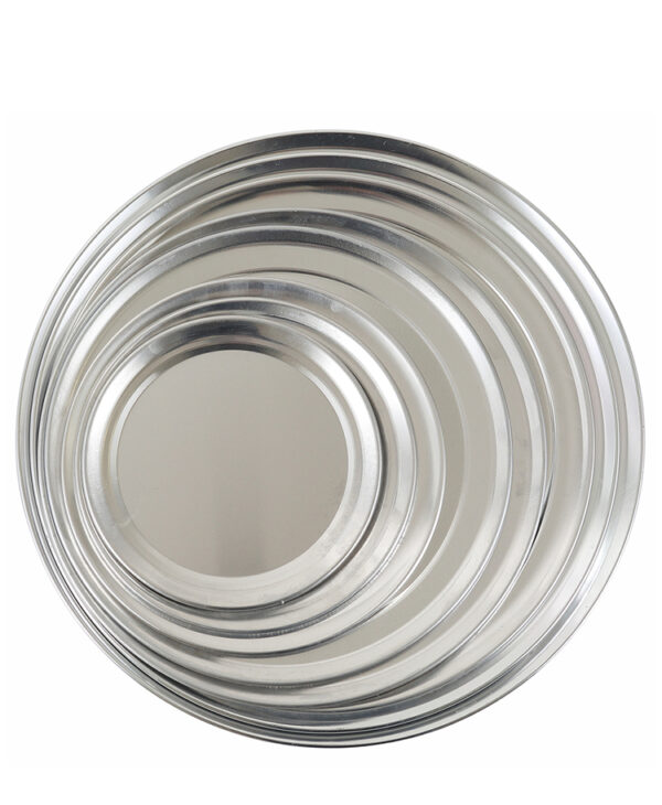 wide rim aluminum pizza pan