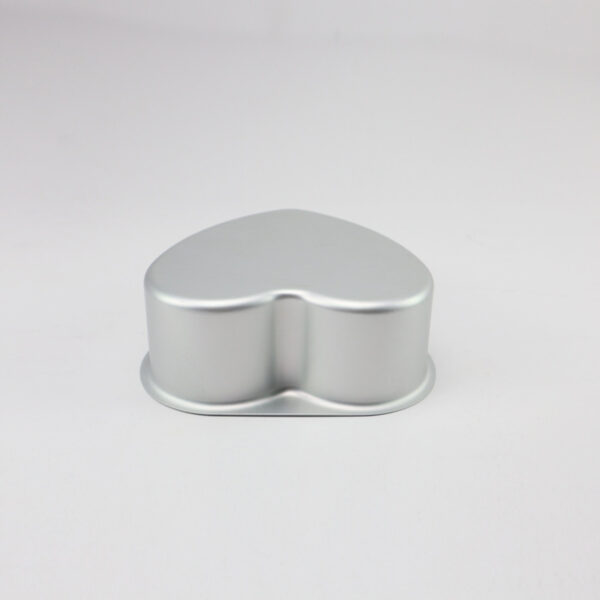 anodized aluminum Heart shape cake pan with fixed bottom