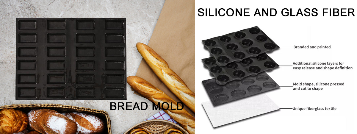 double wall silicone bread baking mould