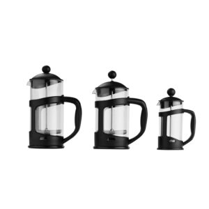 High borosilicate plastic french press with pp handle 350ml 800ml 1000ml