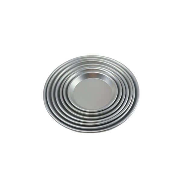 Anodized aluminum shallow pizza pan