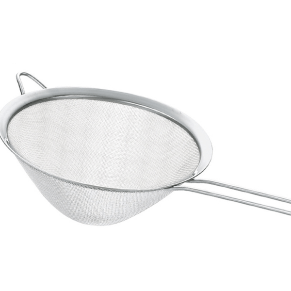 Stainless steel strainer with cone sharpe